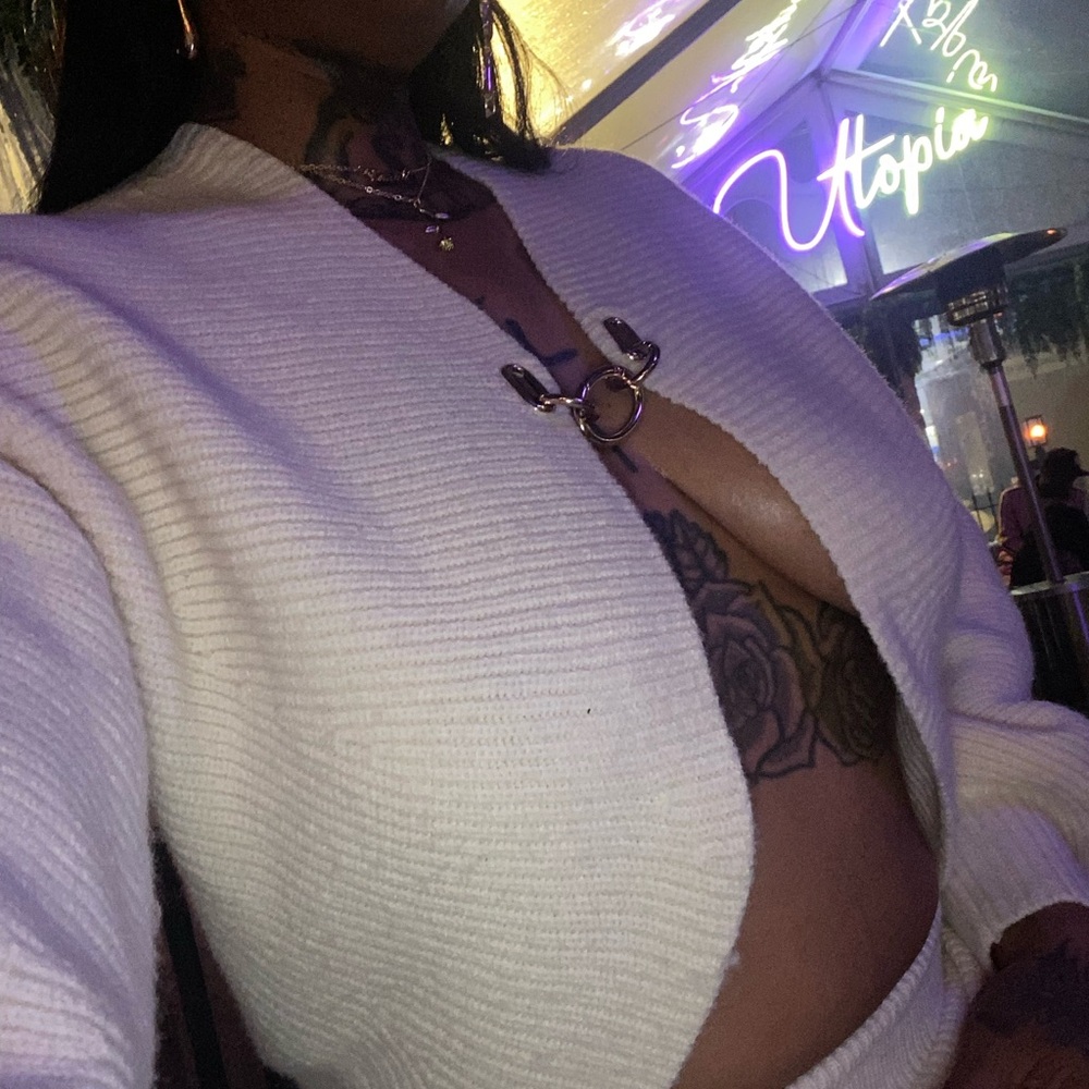 Chic White Two-Piece Set - Picture 2 of 3